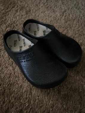 Birkenstock Profi Birki Rubber Work Clogs Black Slip Resistant EU 36 (US 5-5.5)
